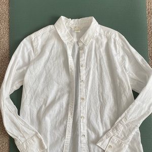 H&M linen button down top